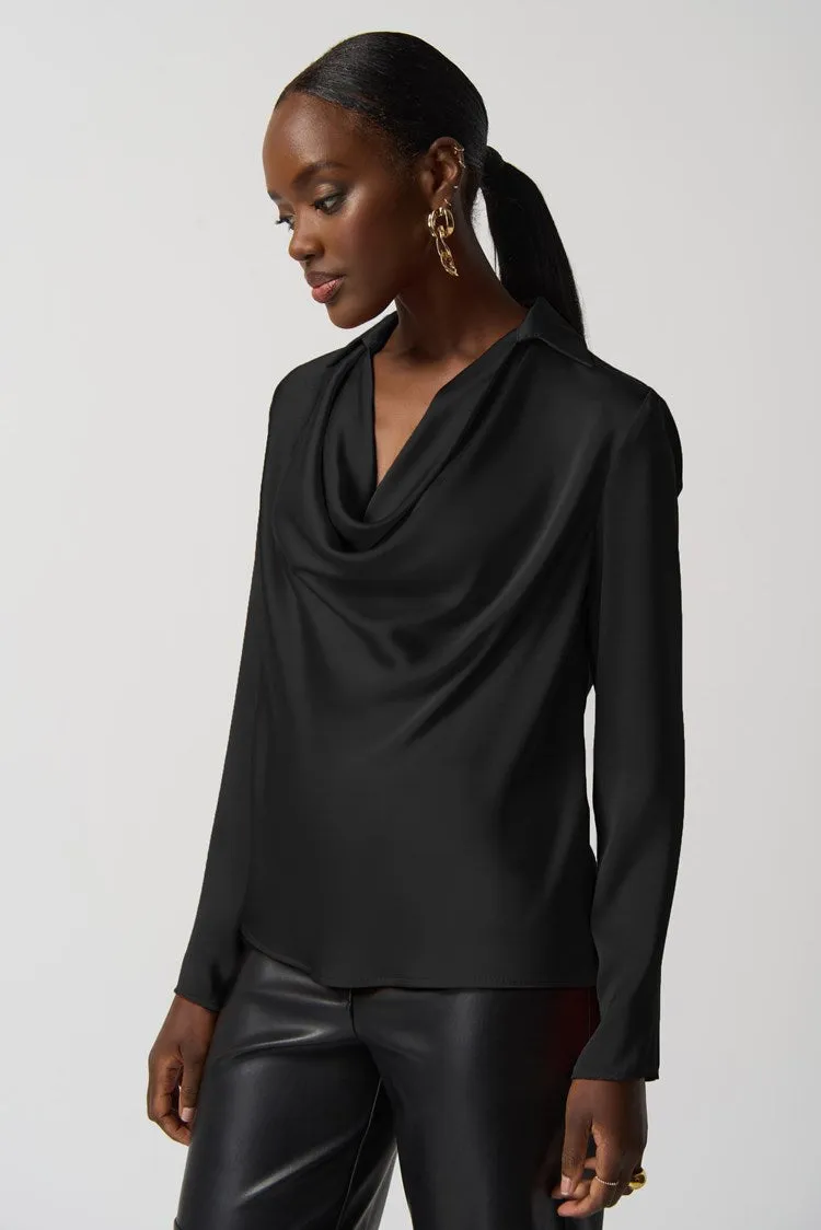 Joseph Ribkoff Satin Blouse