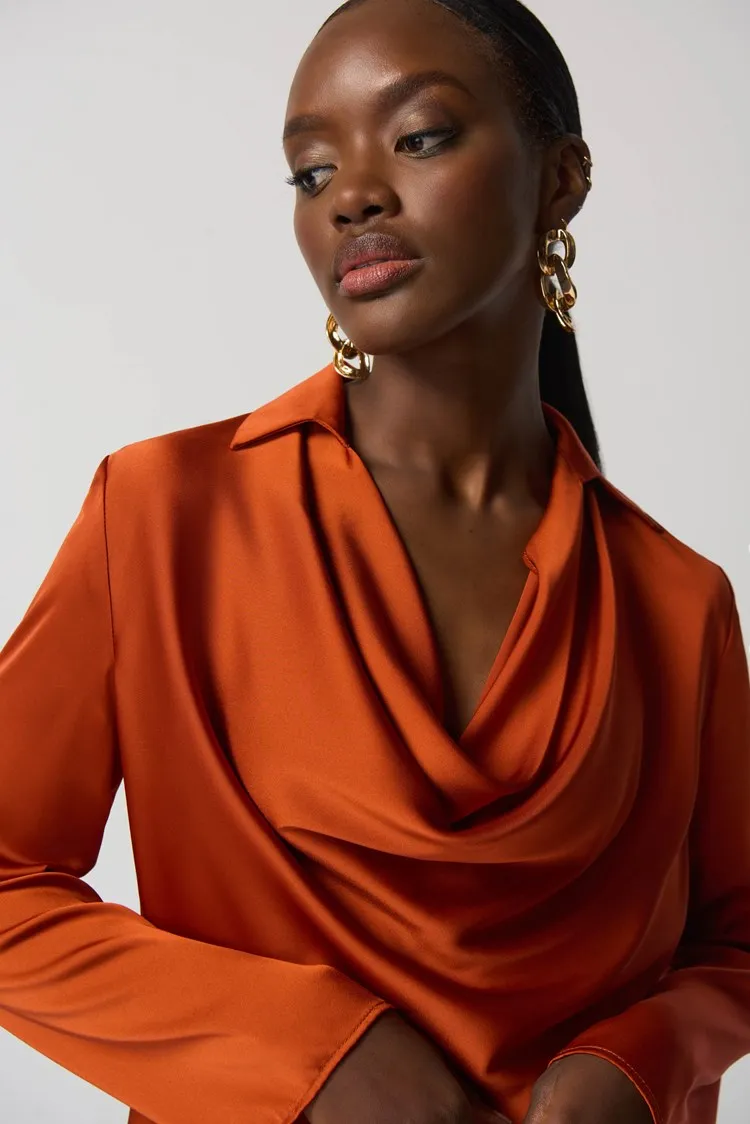 Joseph Ribkoff Satin Blouse