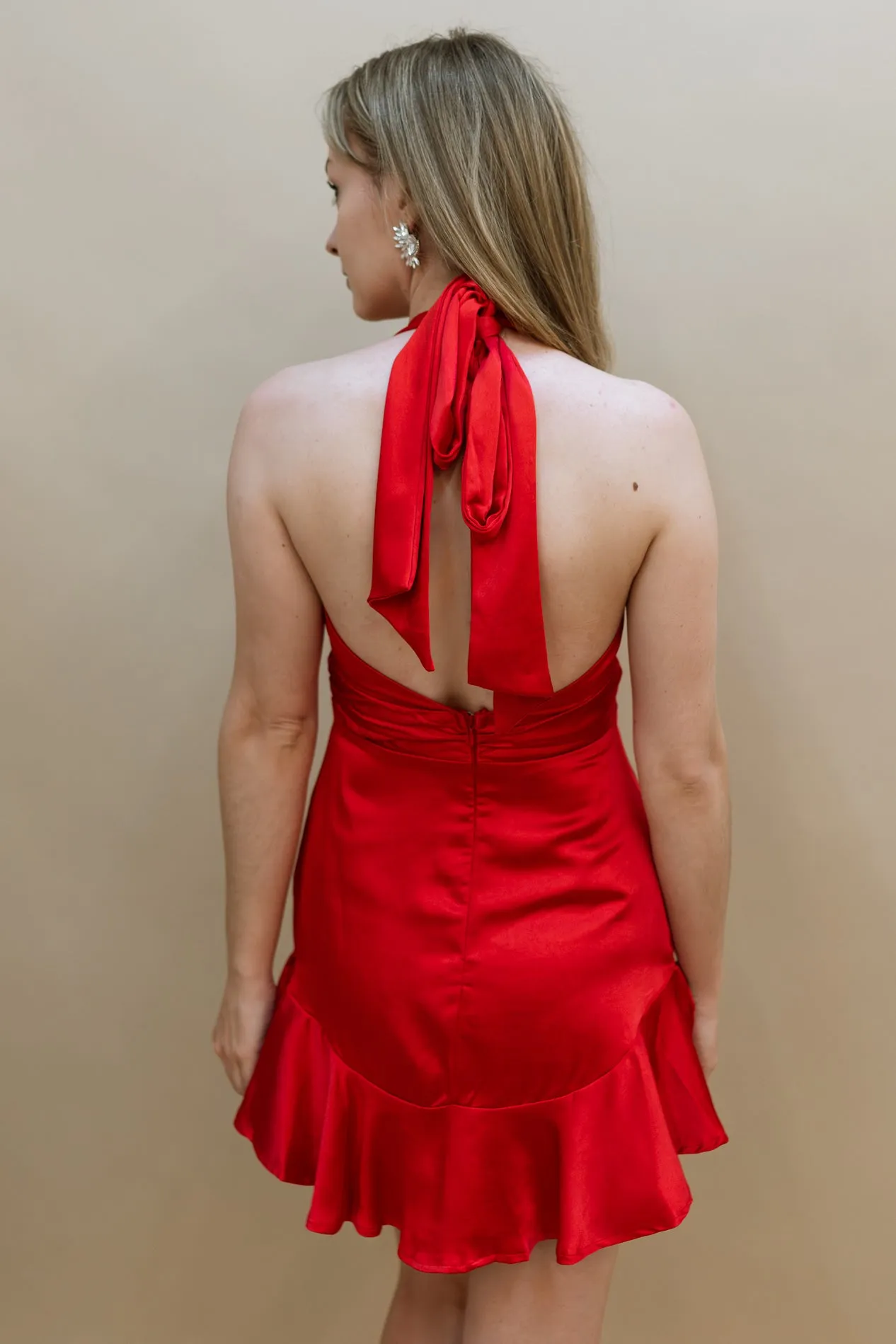 Juliet Halter Mini Dress