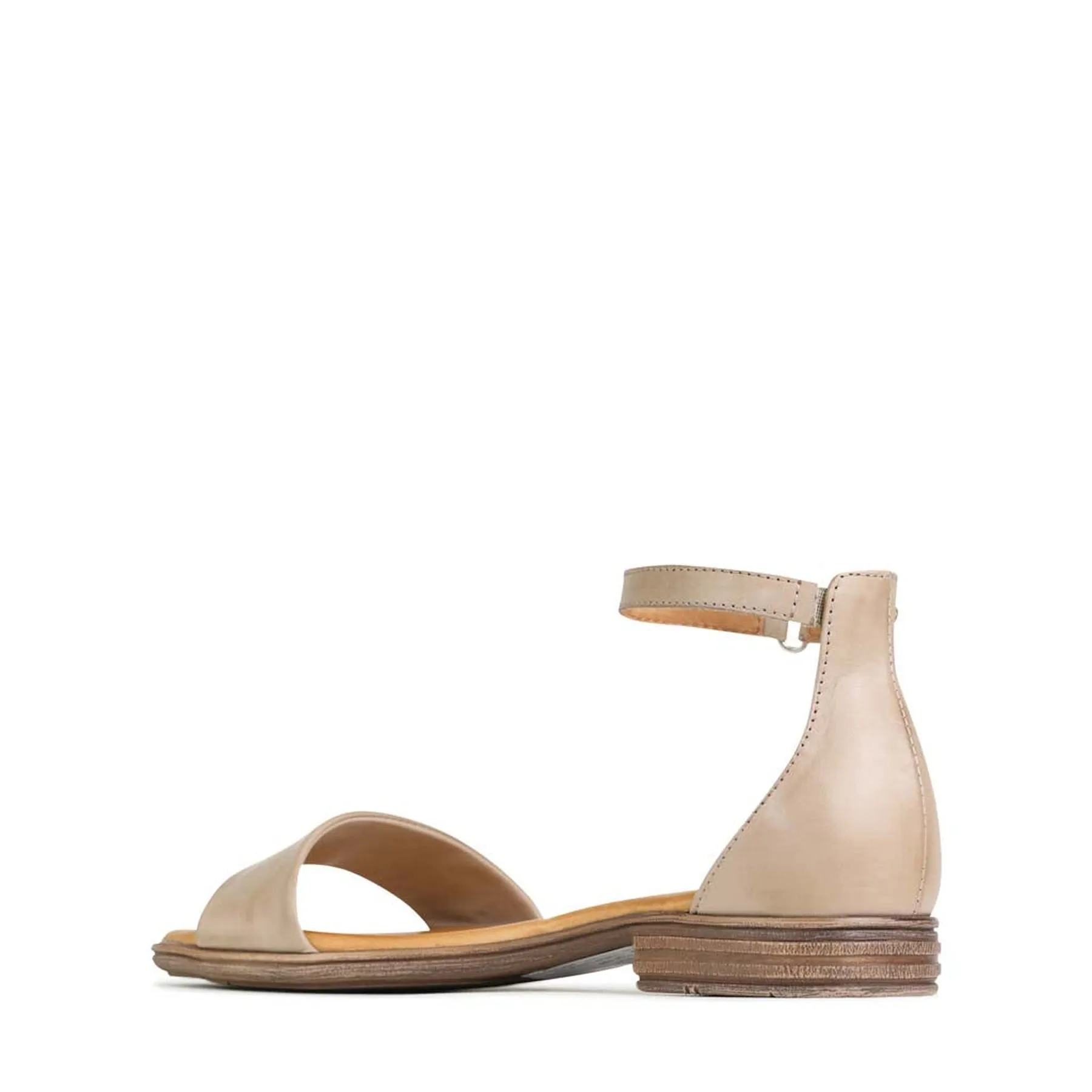 KAIT LEATHER ANKLE STRAP SANDALS