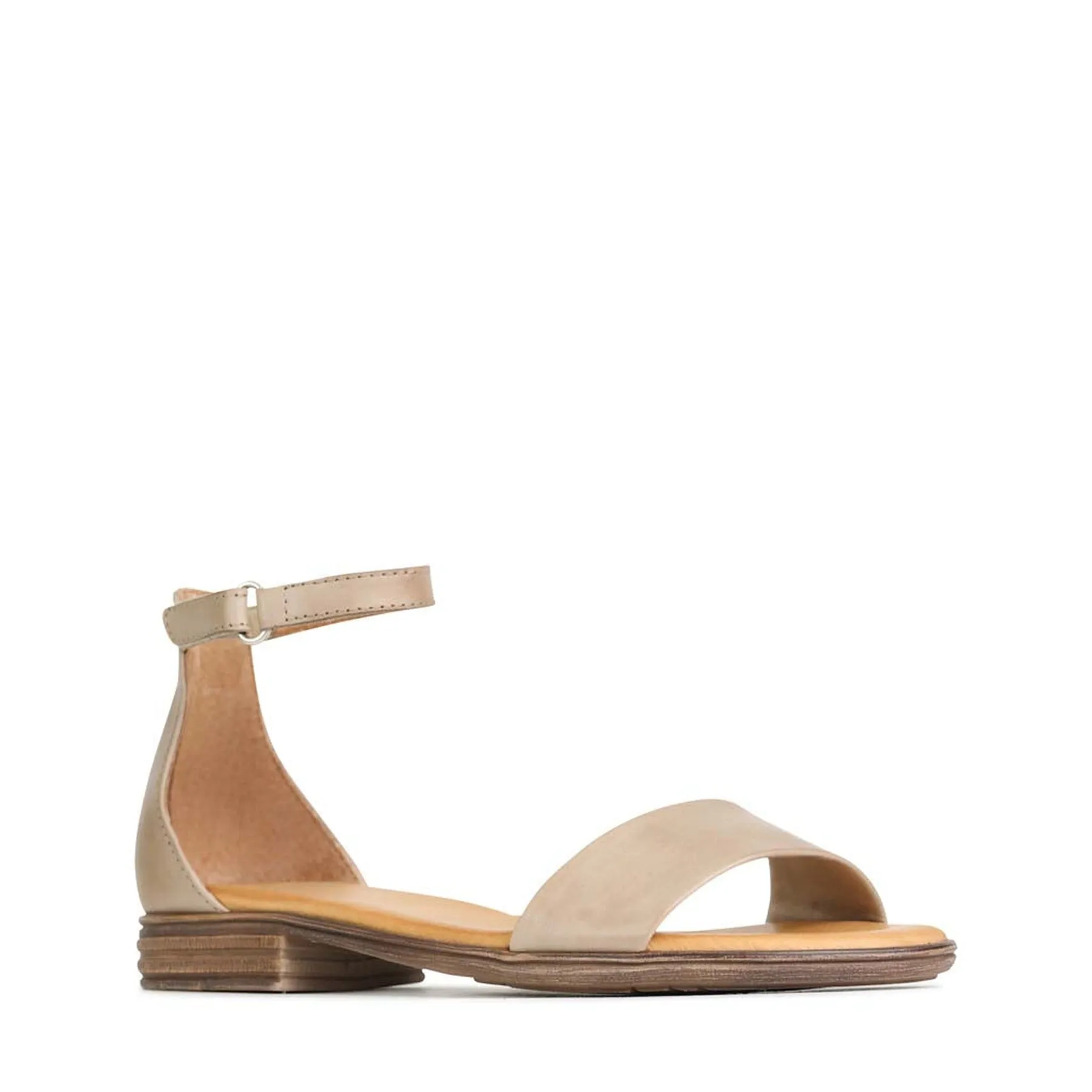 KAIT LEATHER ANKLE STRAP SANDALS