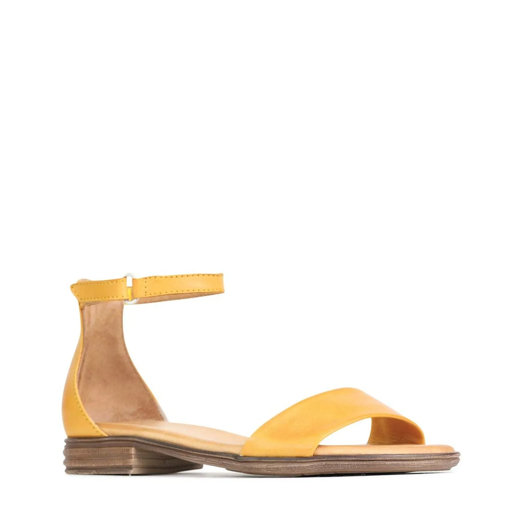 KAIT LEATHER ANKLE STRAP SANDALS