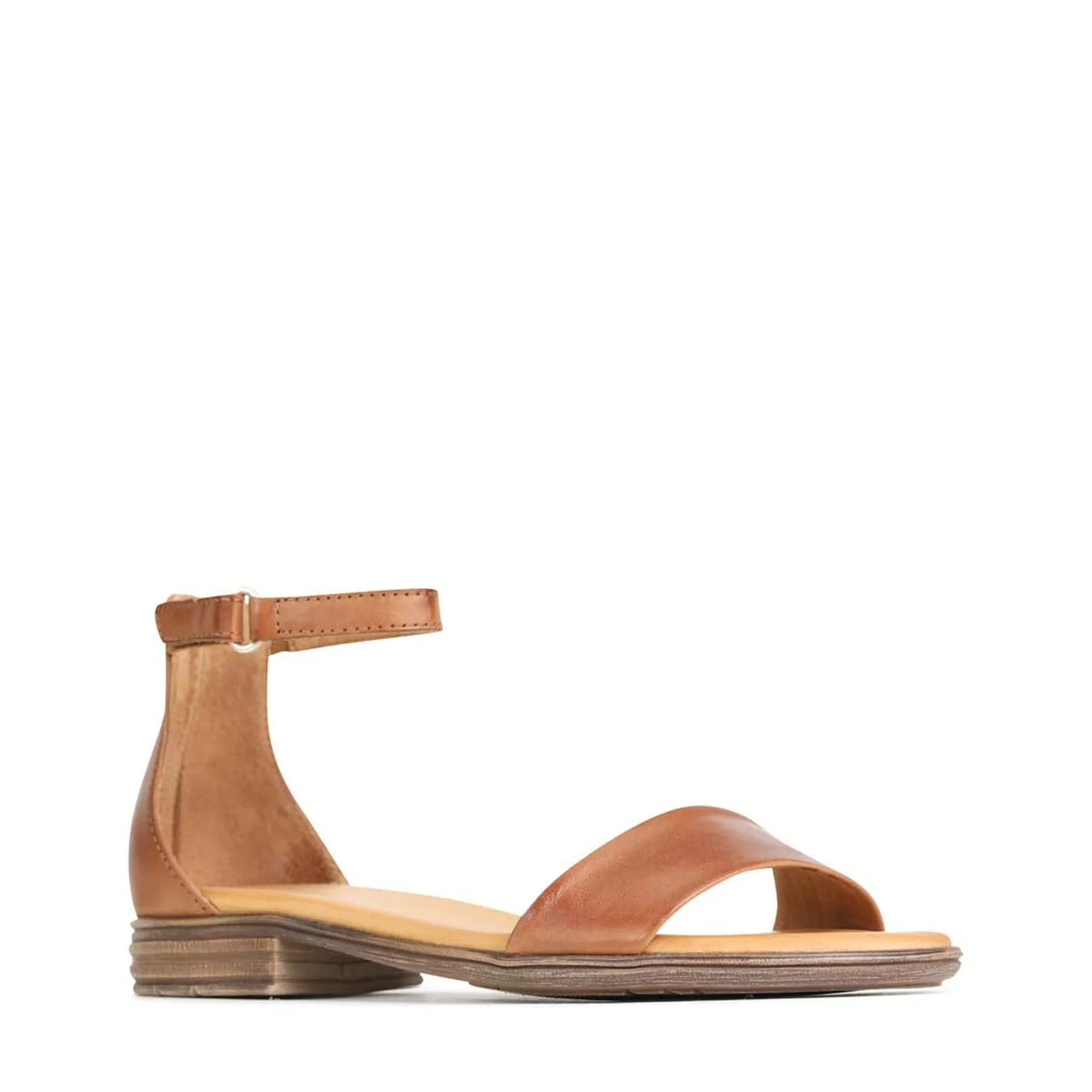 KAIT LEATHER ANKLE STRAP SANDALS