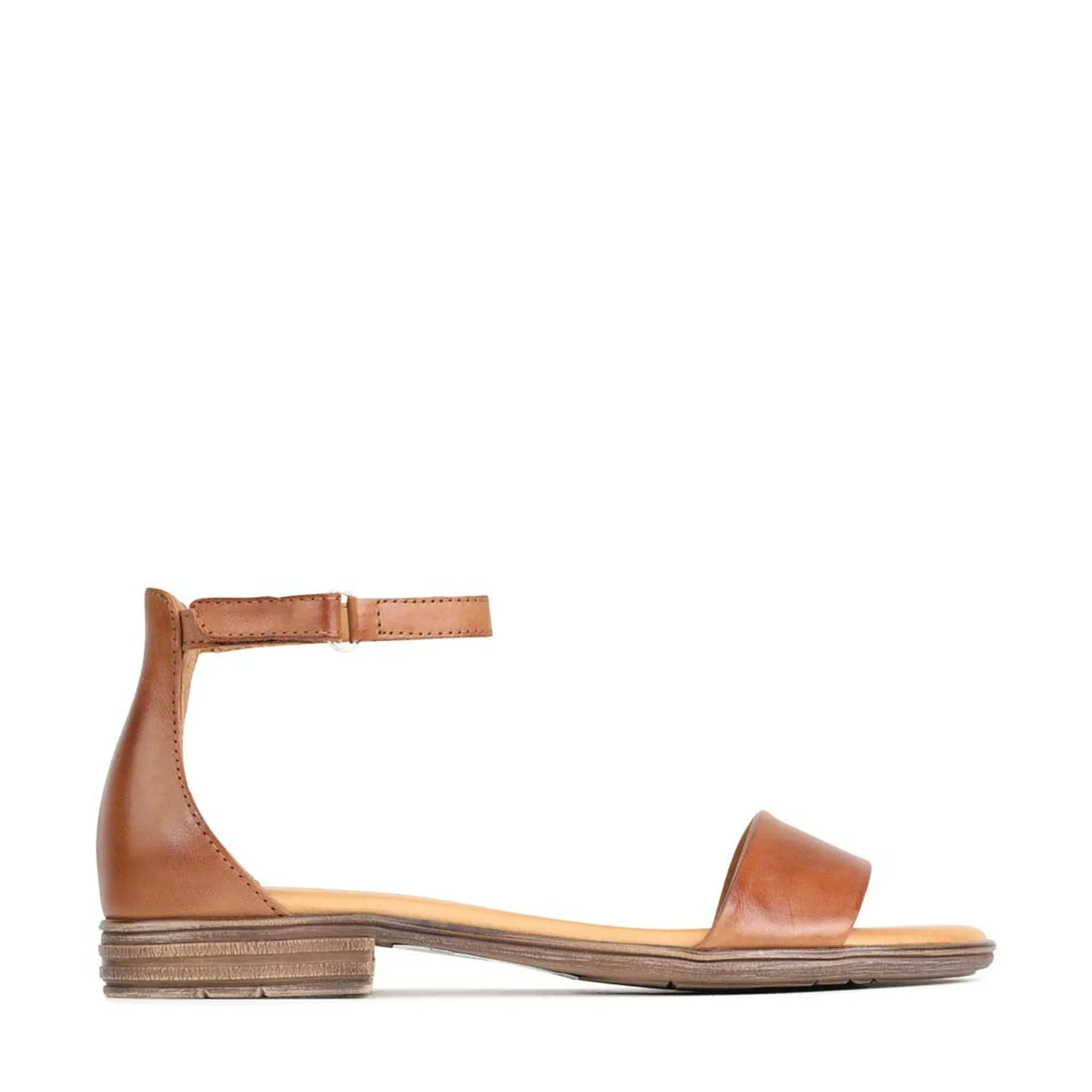 KAIT LEATHER ANKLE STRAP SANDALS