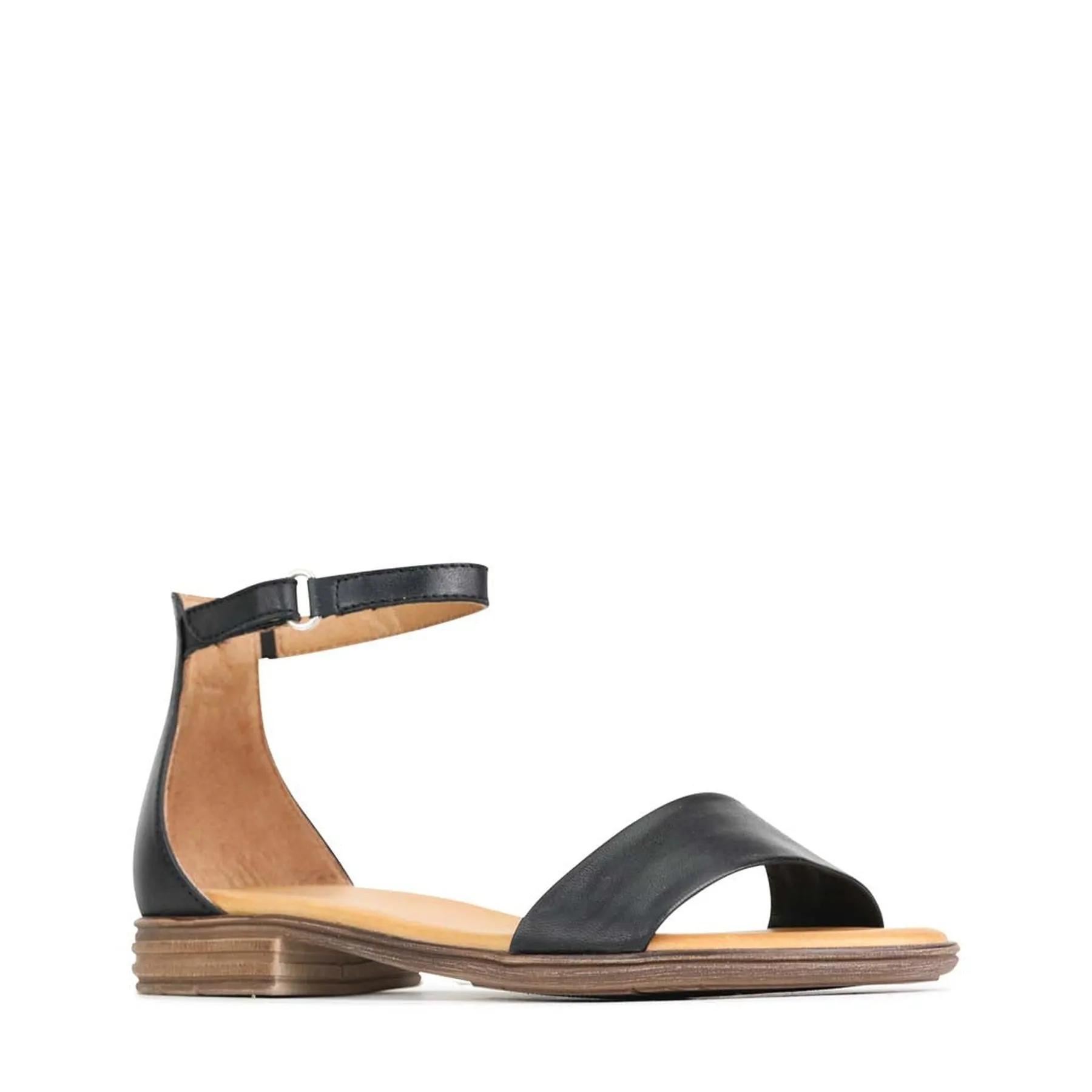 KAIT LEATHER ANKLE STRAP SANDALS