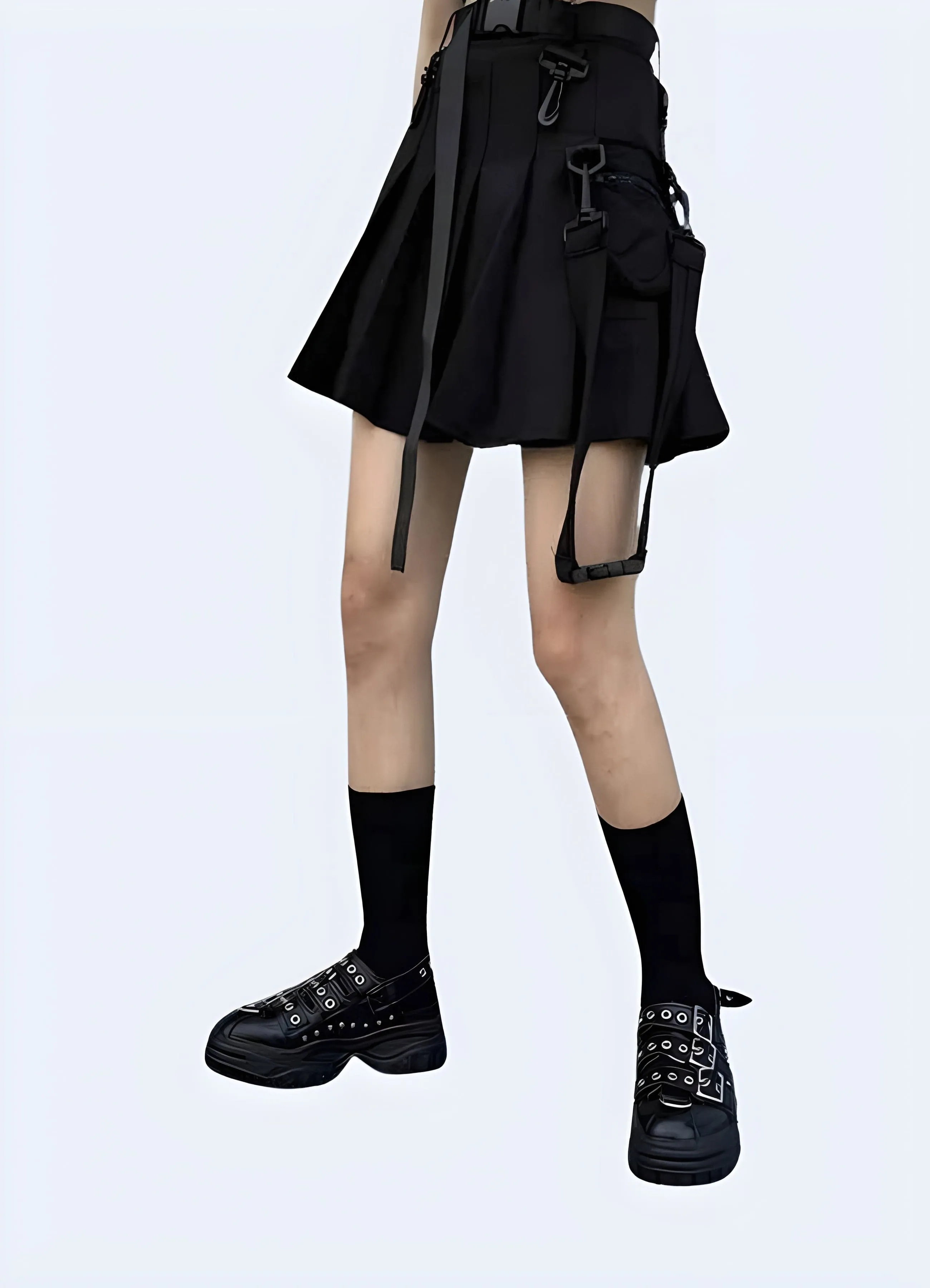 Korean Techwear Skirt