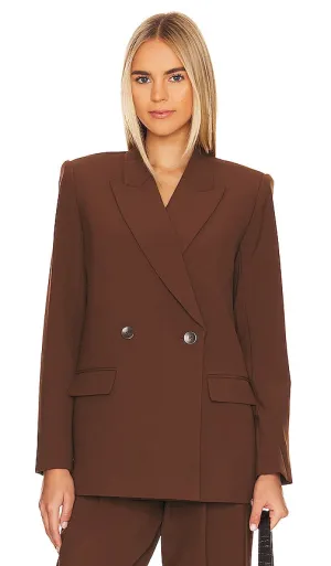 L'Academie Kaya Blazer in Brown