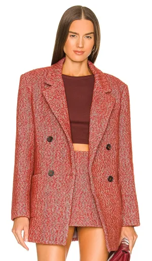 L'Academie Sundar Blazer in Red