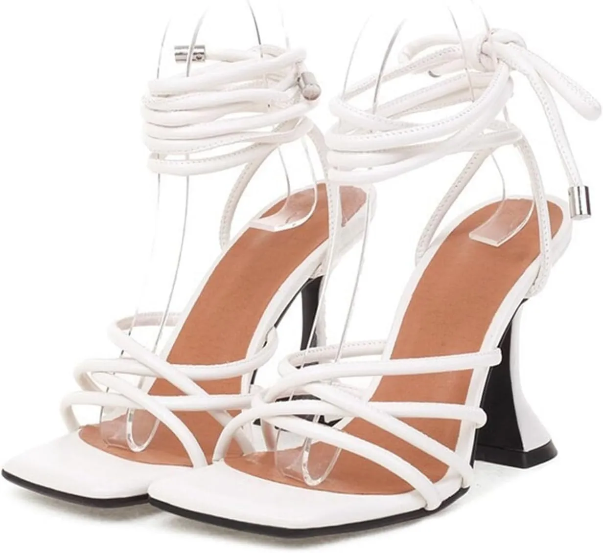 Ladies Diamonds Heel For Wedding Party Dress High Fasion Sexy Chunky Heel Sandal High Cushion Walking Shoes Women