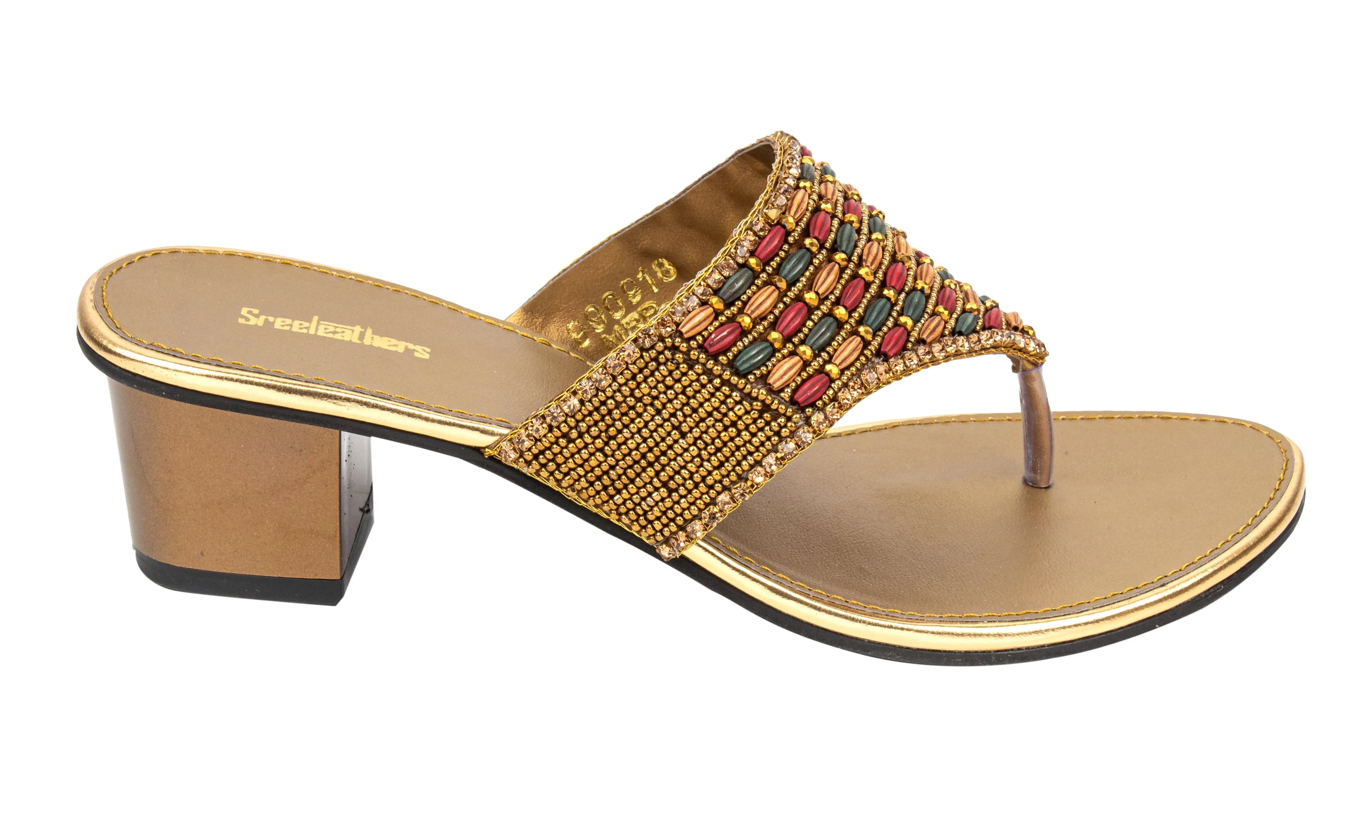Ladies fancy heel chappal 990918