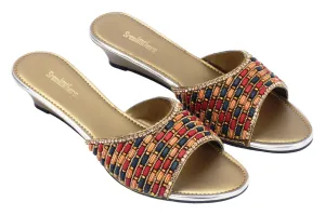 Ladies fancy heel chappal 990921