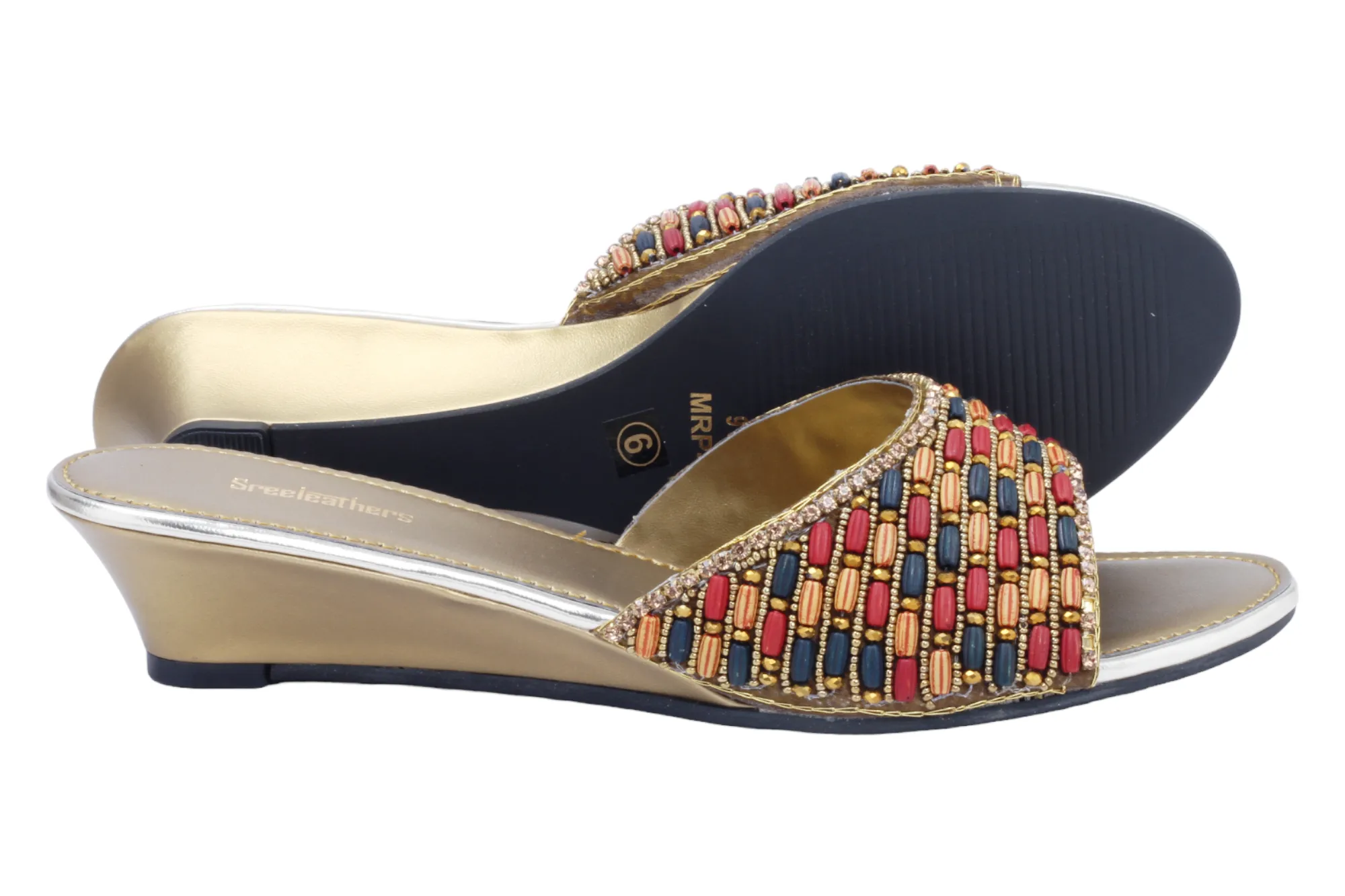 Ladies fancy heel chappal 990921