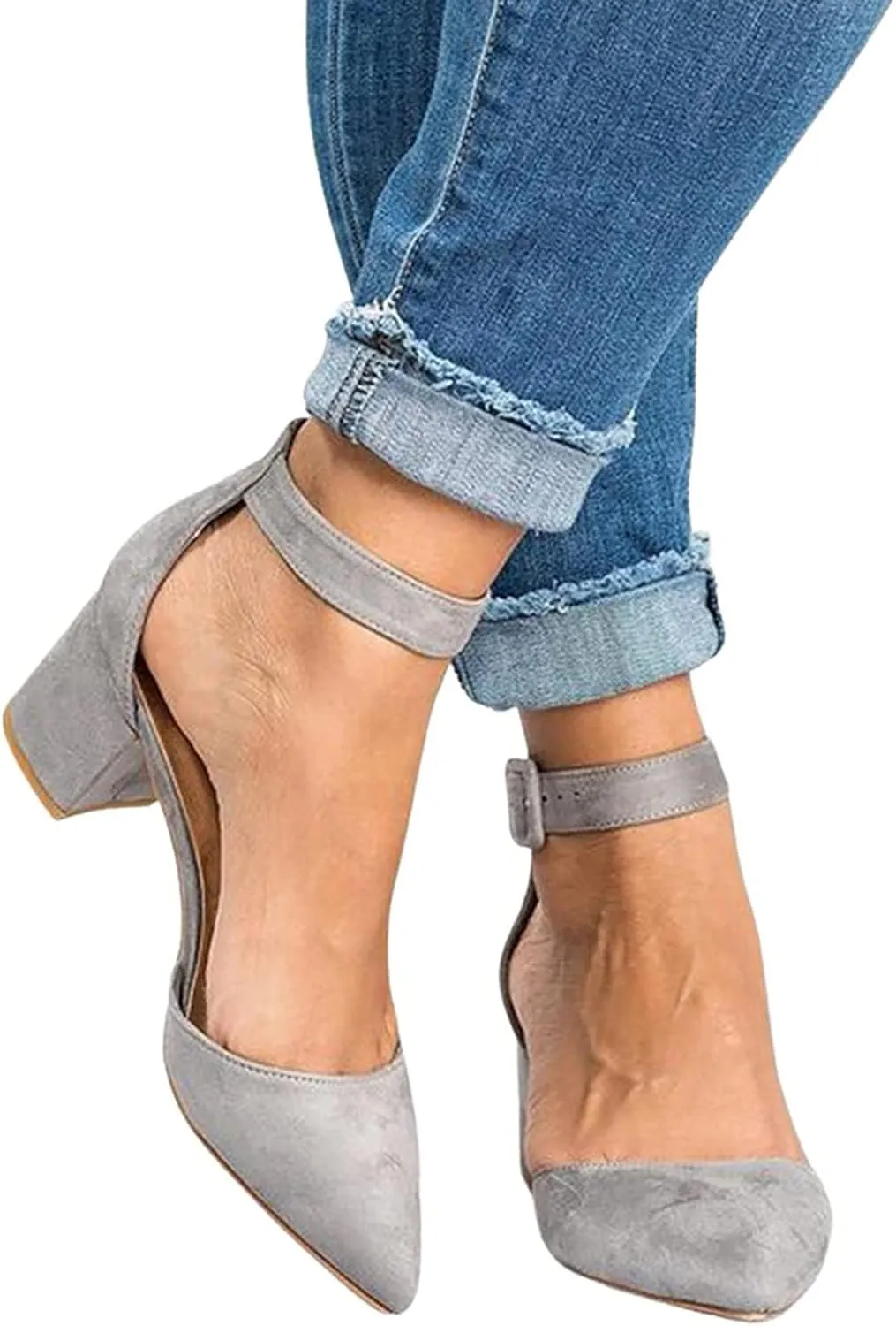 Ladies Shoes Heels Pointed Shoes Business Fashion Singles Toe Sandals For Women Sandals Women Slip on Wedges