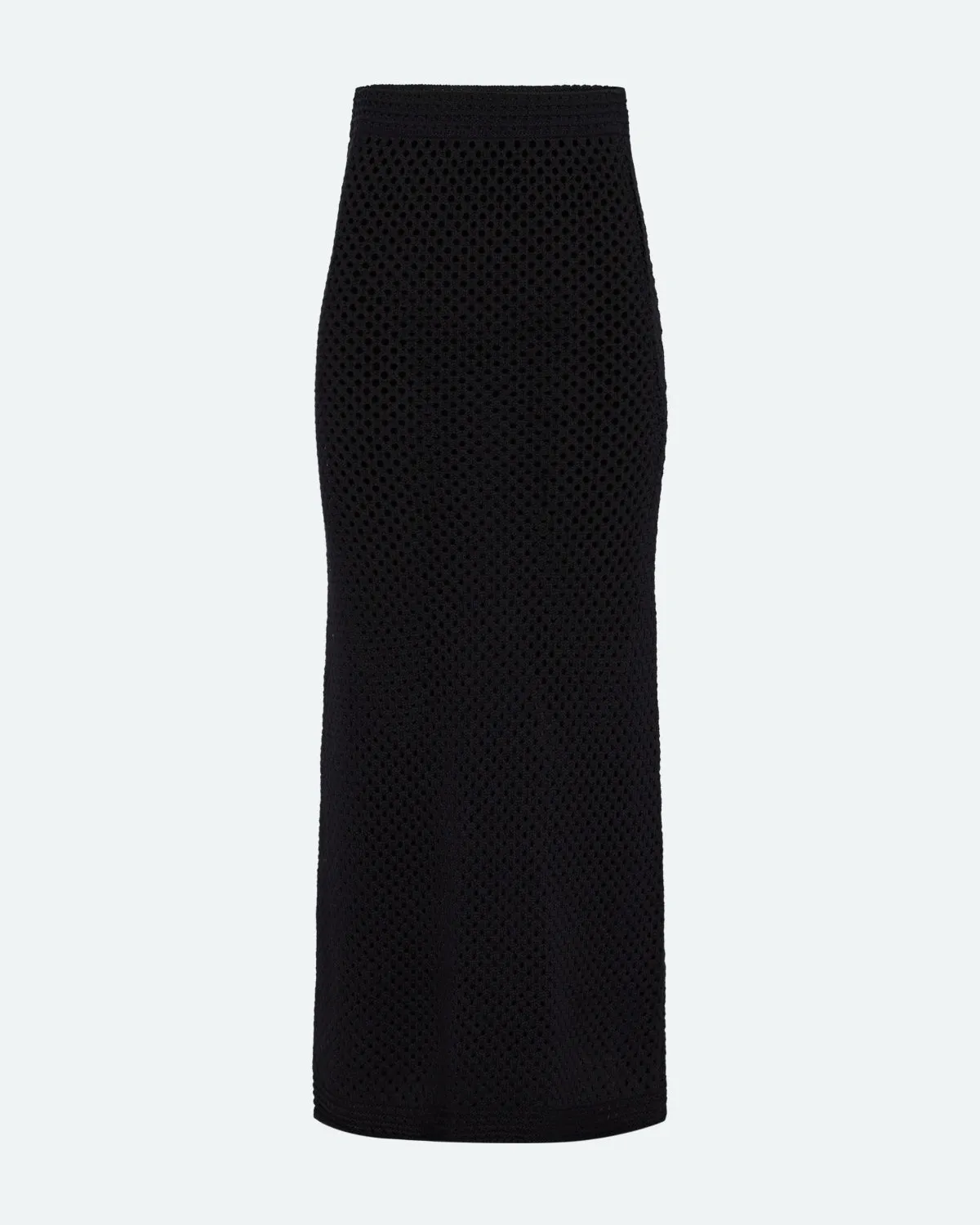 Leila crochet skirt 4119 - Black