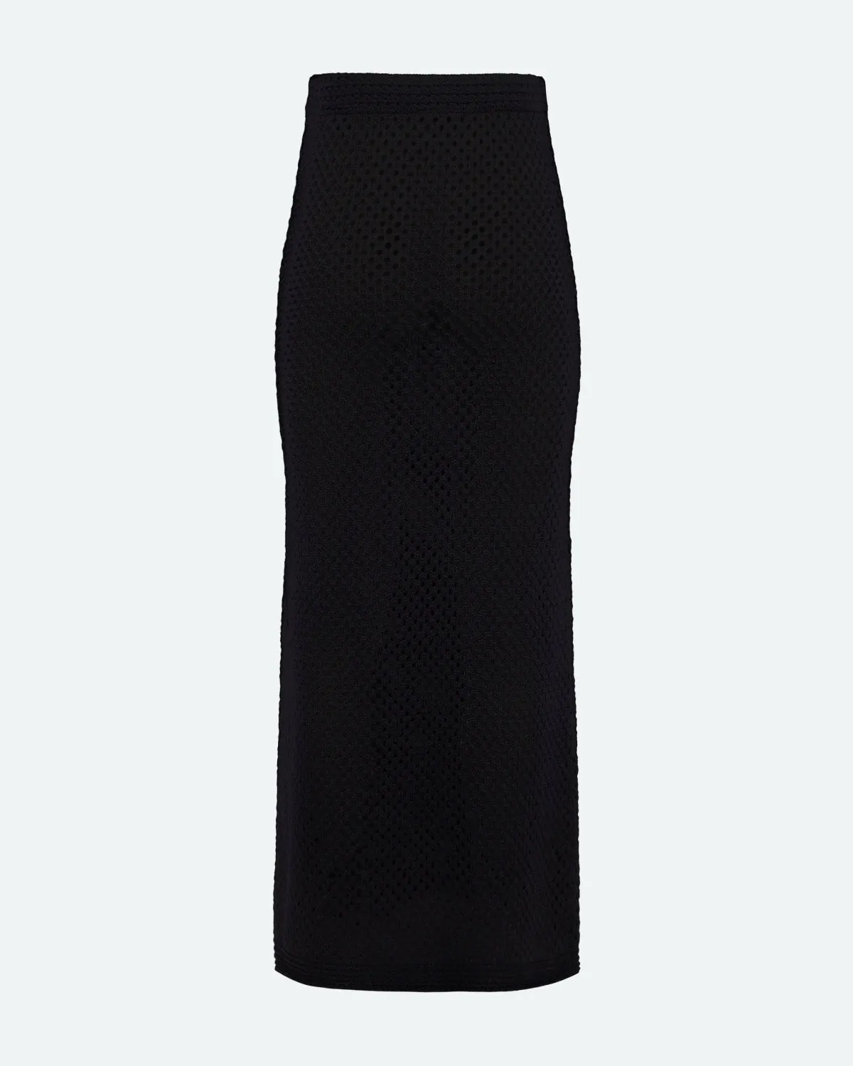 Leila crochet skirt 4119 - Black