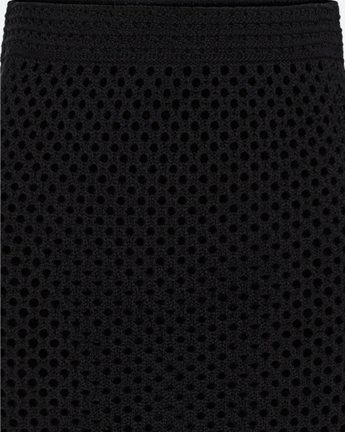Leila crochet skirt 4119 - Black