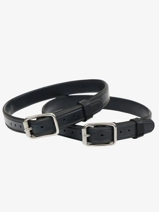 LeMieux Rubber Spur Straps Black