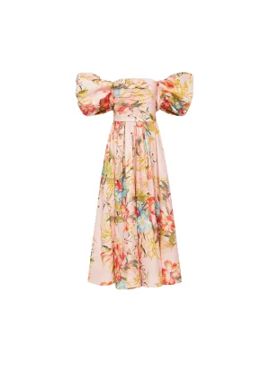 LEO LIN - Matilda Puff Sleeve Midi