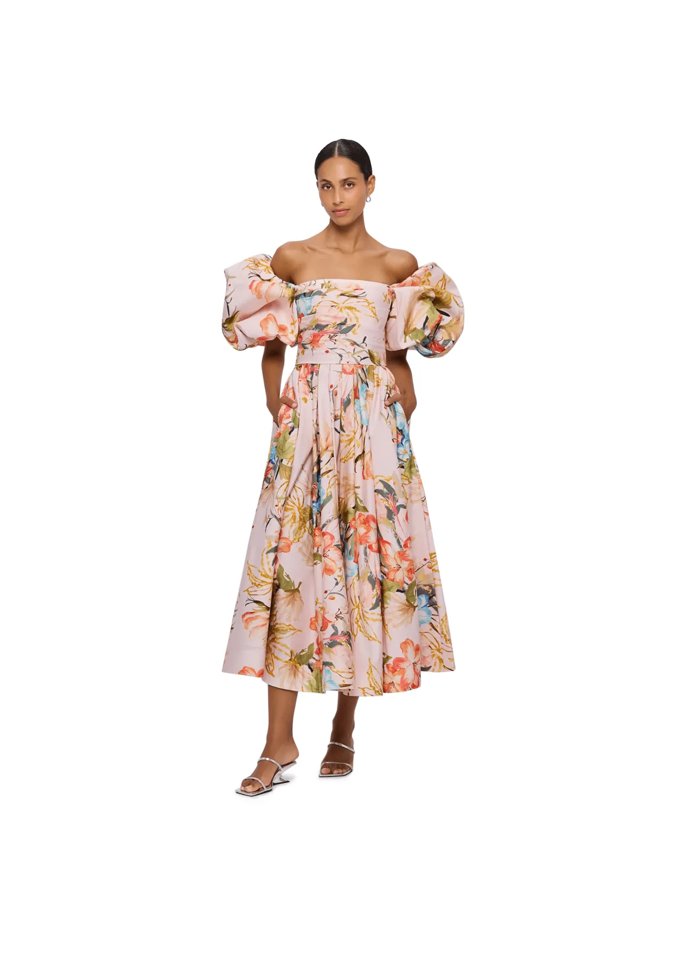 LEO LIN - Matilda Puff Sleeve Midi