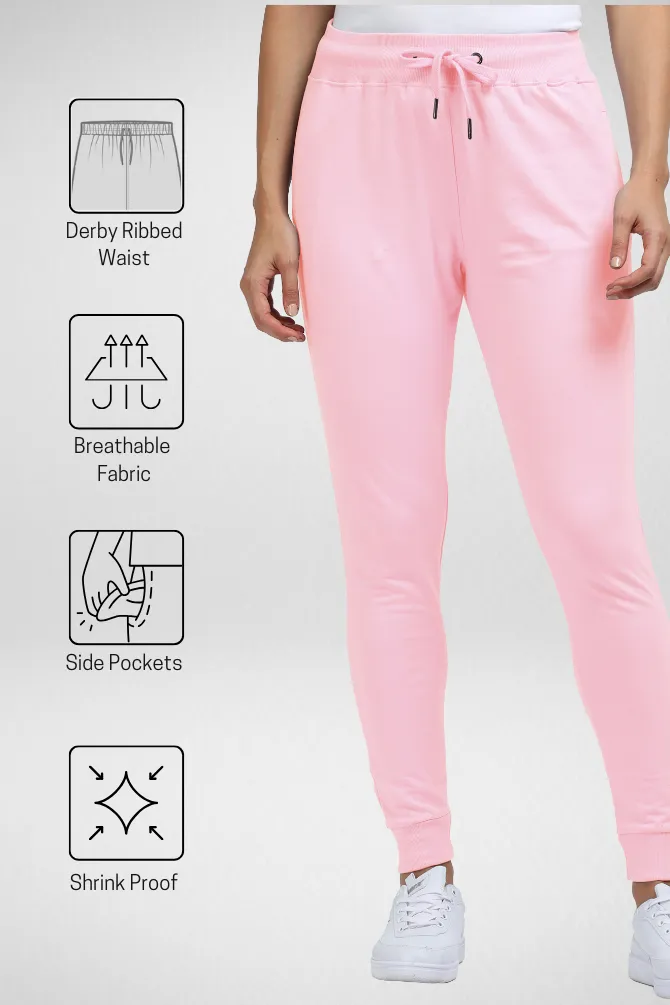 Light Pink Jogger For Women