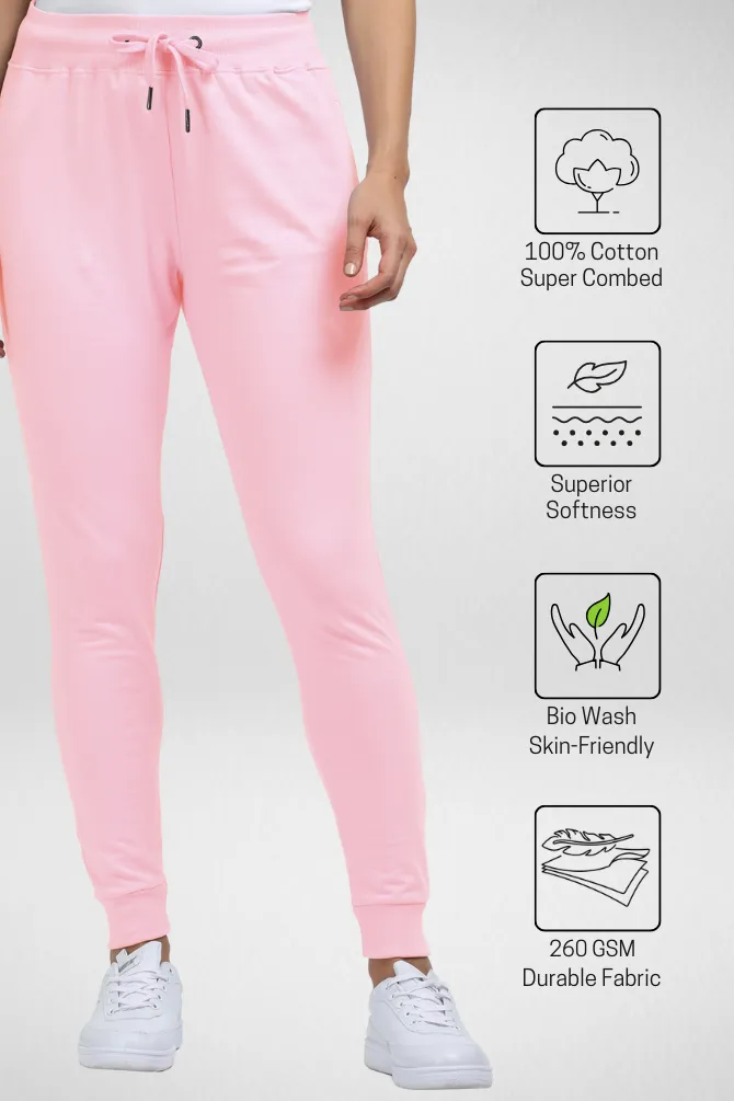 Light Pink Jogger For Women