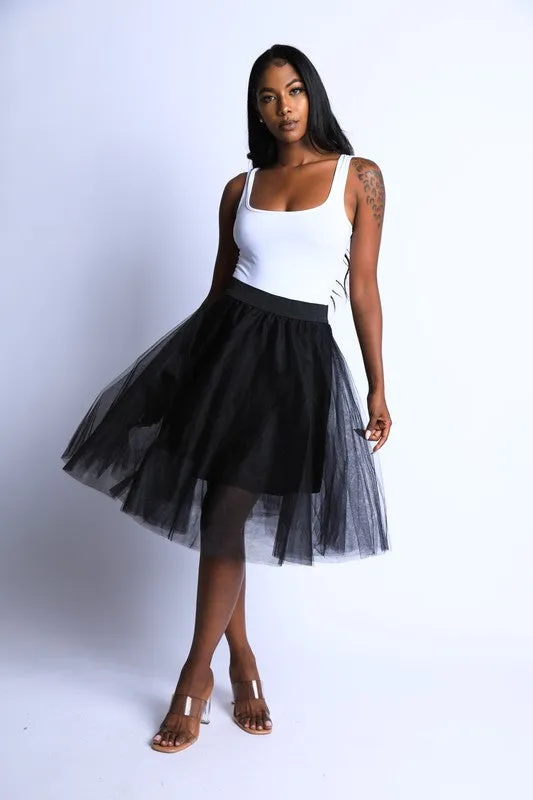Lillith tulle skirt