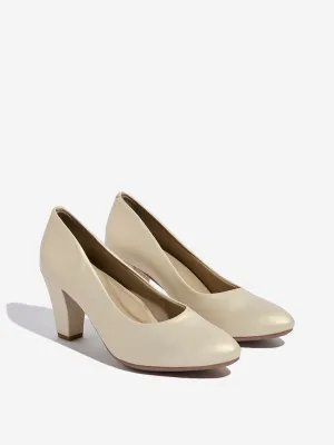 LUNA BLU Light Gold Pump Shoes