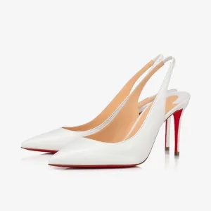 Luxurious White Calf Leather Pump