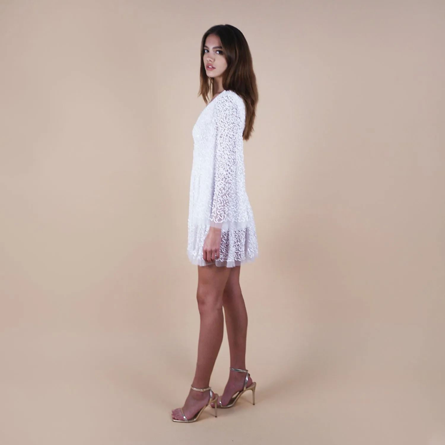 Lyric Sequin Beaded Dress