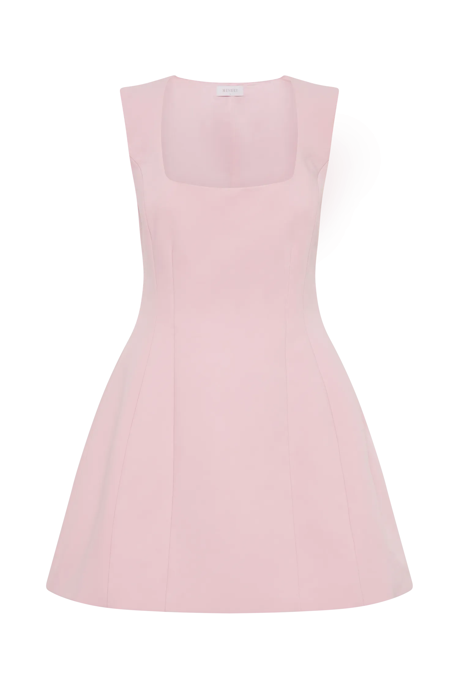 Lysandre Crepe Mini Dress - Baby Pink