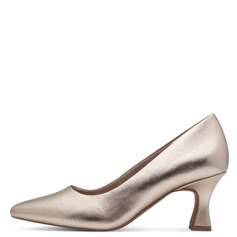 Marco Tozzi Womens Gold Heel 2-22420-42