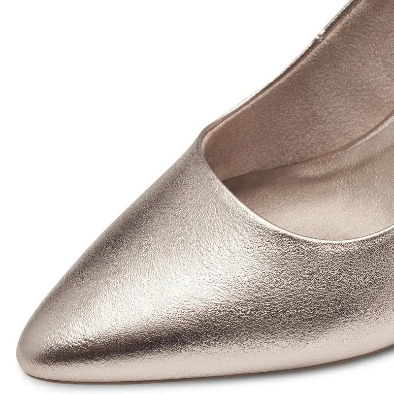 Marco Tozzi Womens Gold Heel 2-22420-42
