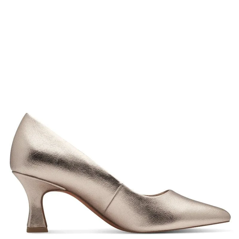 Marco Tozzi Womens Gold Heel 2-22420-42