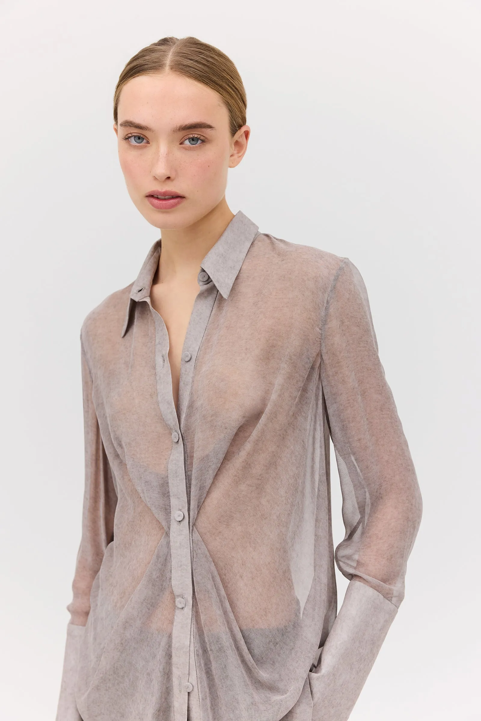 MARLE GEORGETTE WHISPER SHIRT