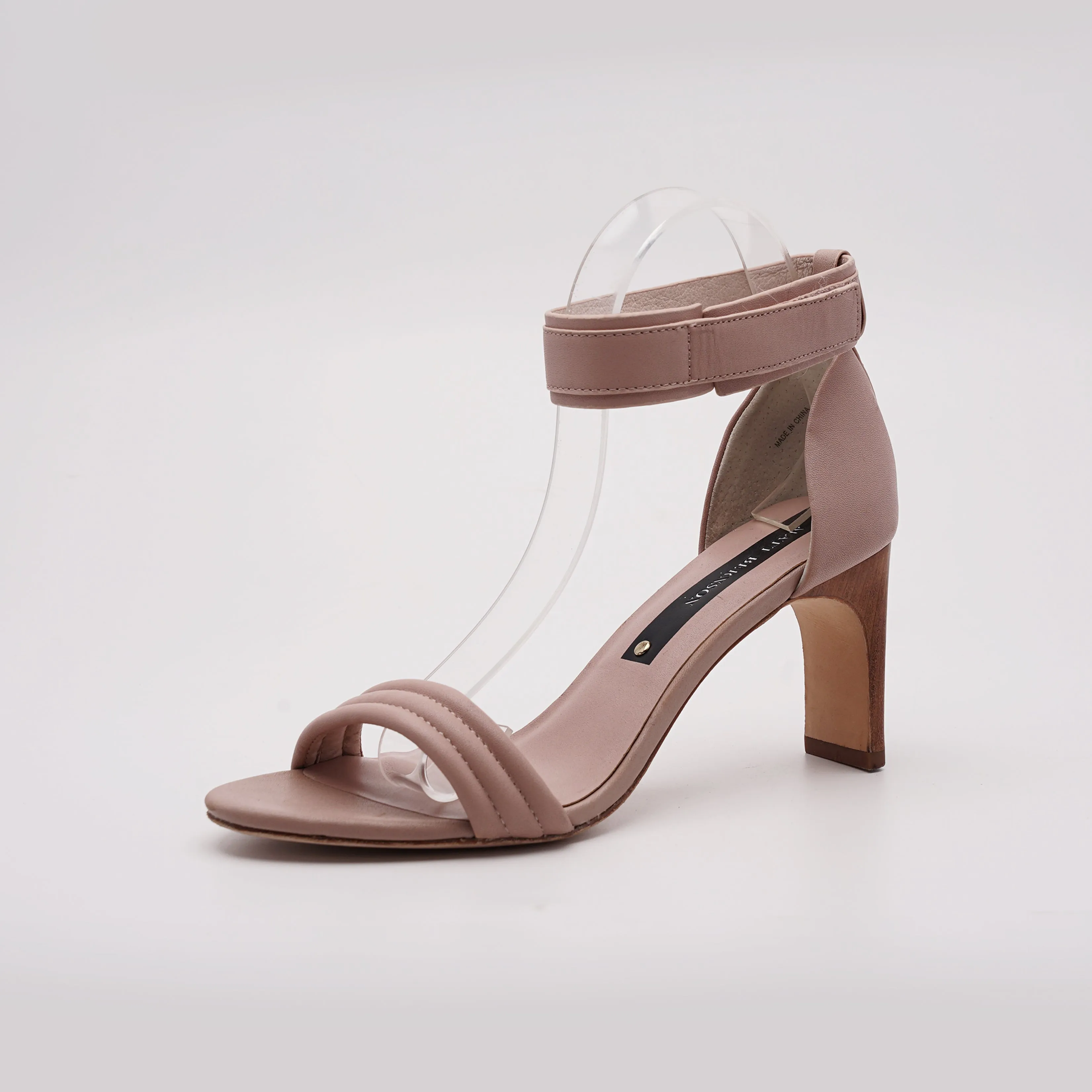 Matt Bernson Women's Pink Blush Leather Sandal