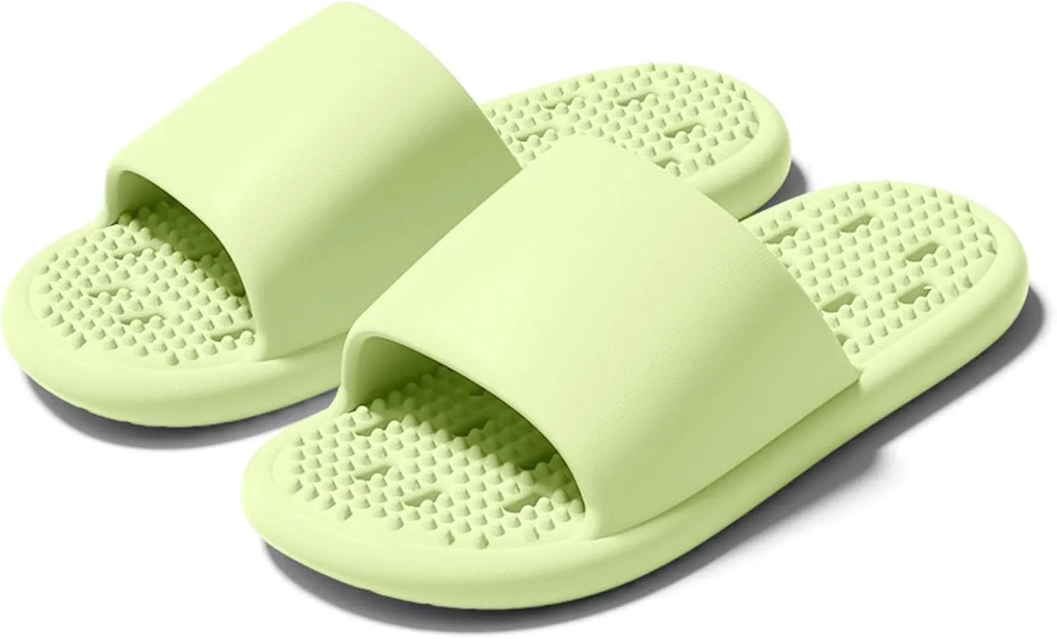 Men's and Women's Soft Bottom Quick Drying Foot Massage Indoor Stand for Bathtub Casual Heels Women