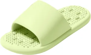 Men's and Women's Soft Bottom Quick Drying Foot Massage Indoor Stand for Bathtub Casual Heels Women