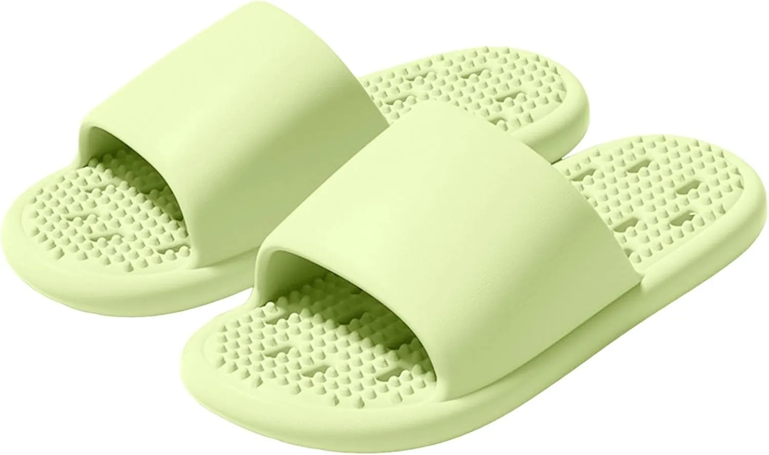 Men's and Women's Soft Bottom Quick Drying Foot Massage Indoor Stand for Bathtub Casual Heels Women