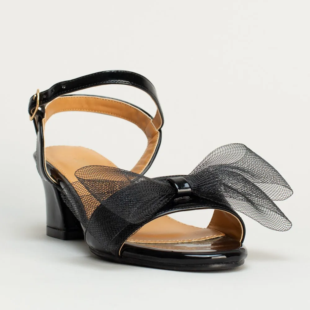 Mesh Bow Party Heel _ 159063