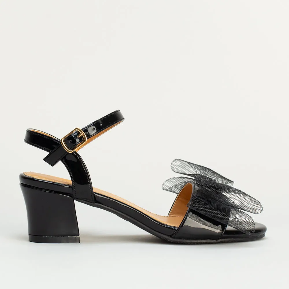 Mesh Bow Party Heel _ 159063