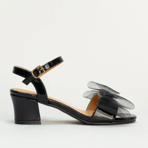 Mesh Bow Party Heel _ 159063