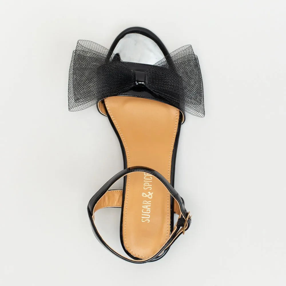 Mesh Bow Party Heel _ 159063