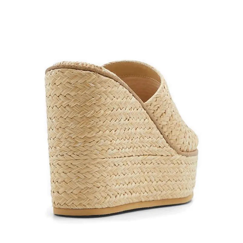Midsommar Wedge Sandals - Open Natural