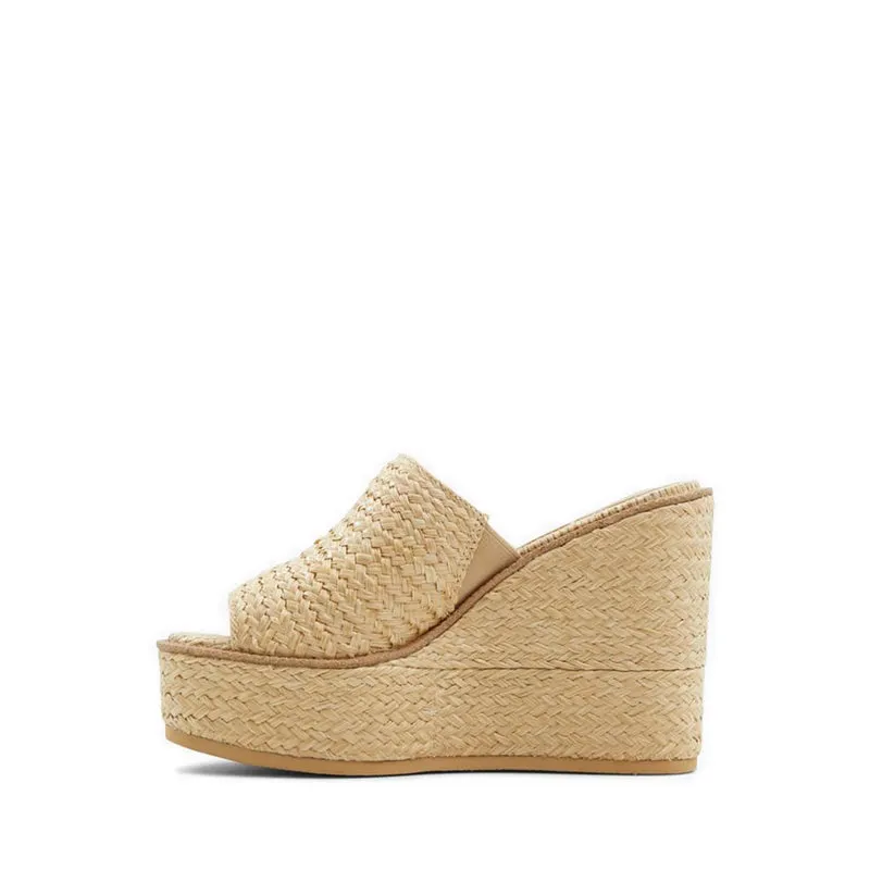 Midsommar Wedge Sandals - Open Natural
