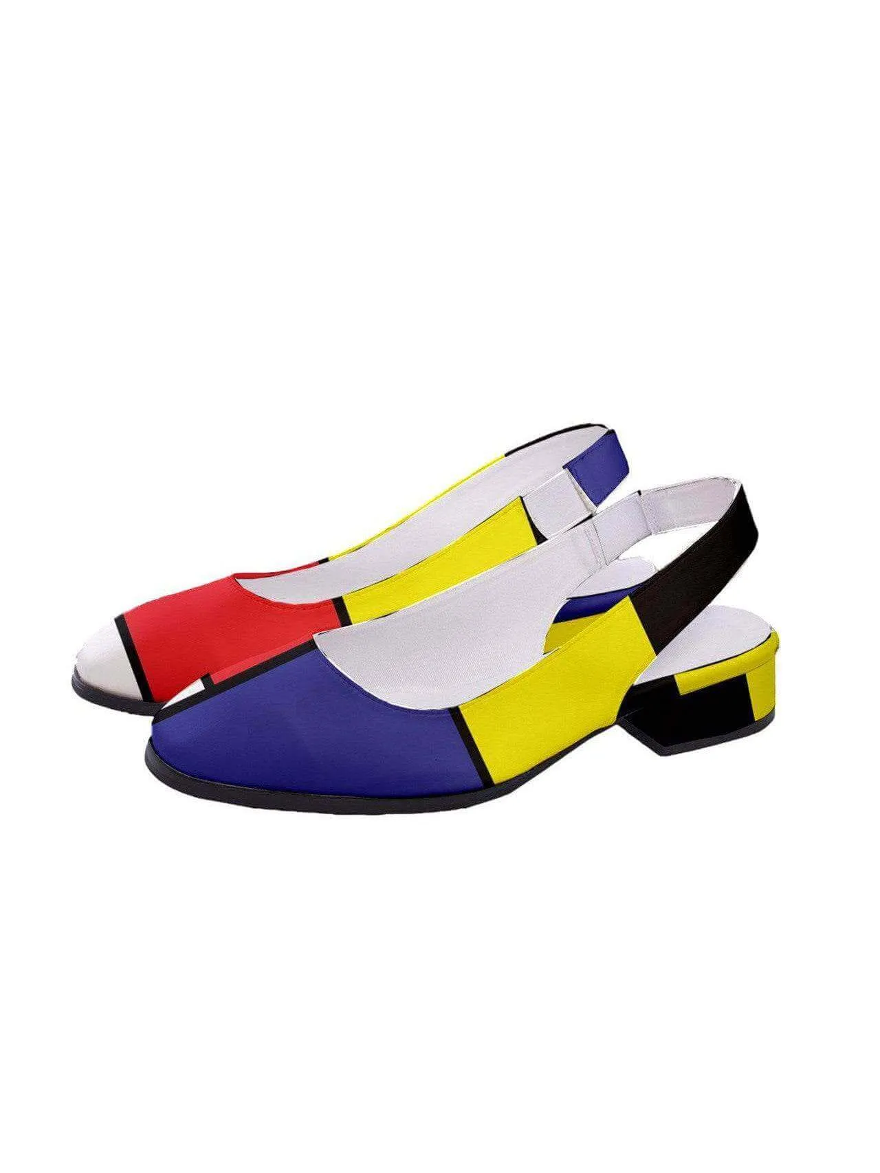 Mondrian Women's Classic Slingback Heels