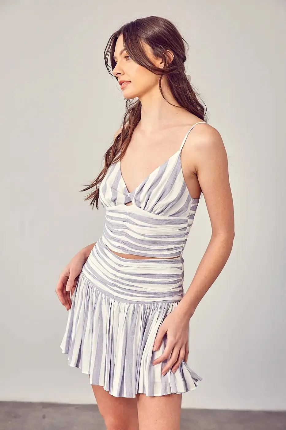 Multi-Stripe Print Cami Top