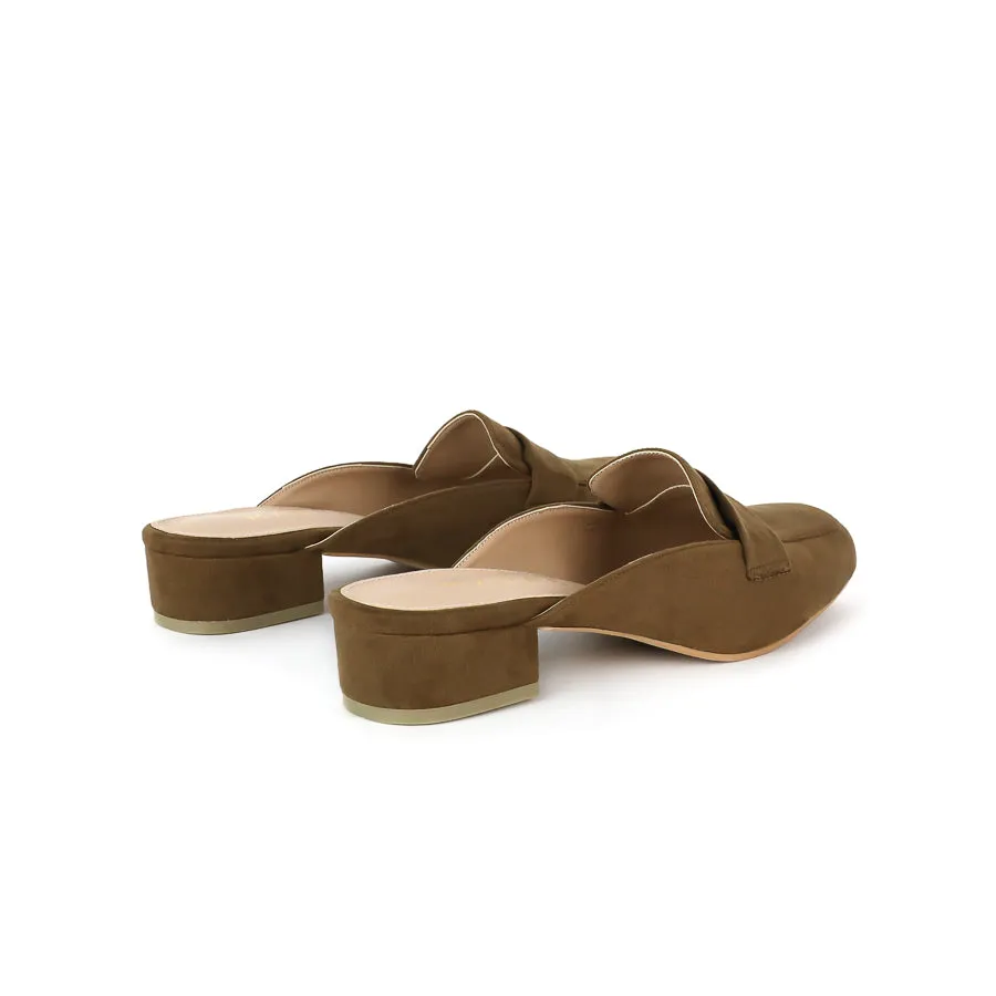 Nadine Suede Loafer Mules