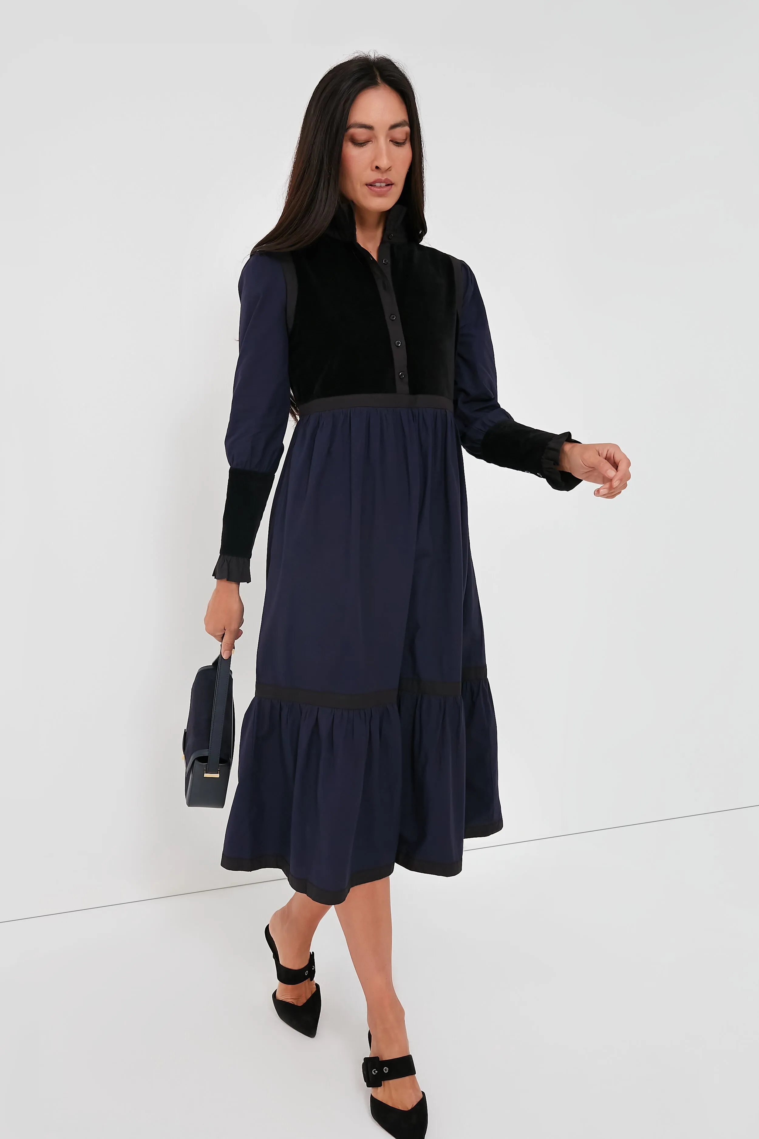 Navy Kavita Dress