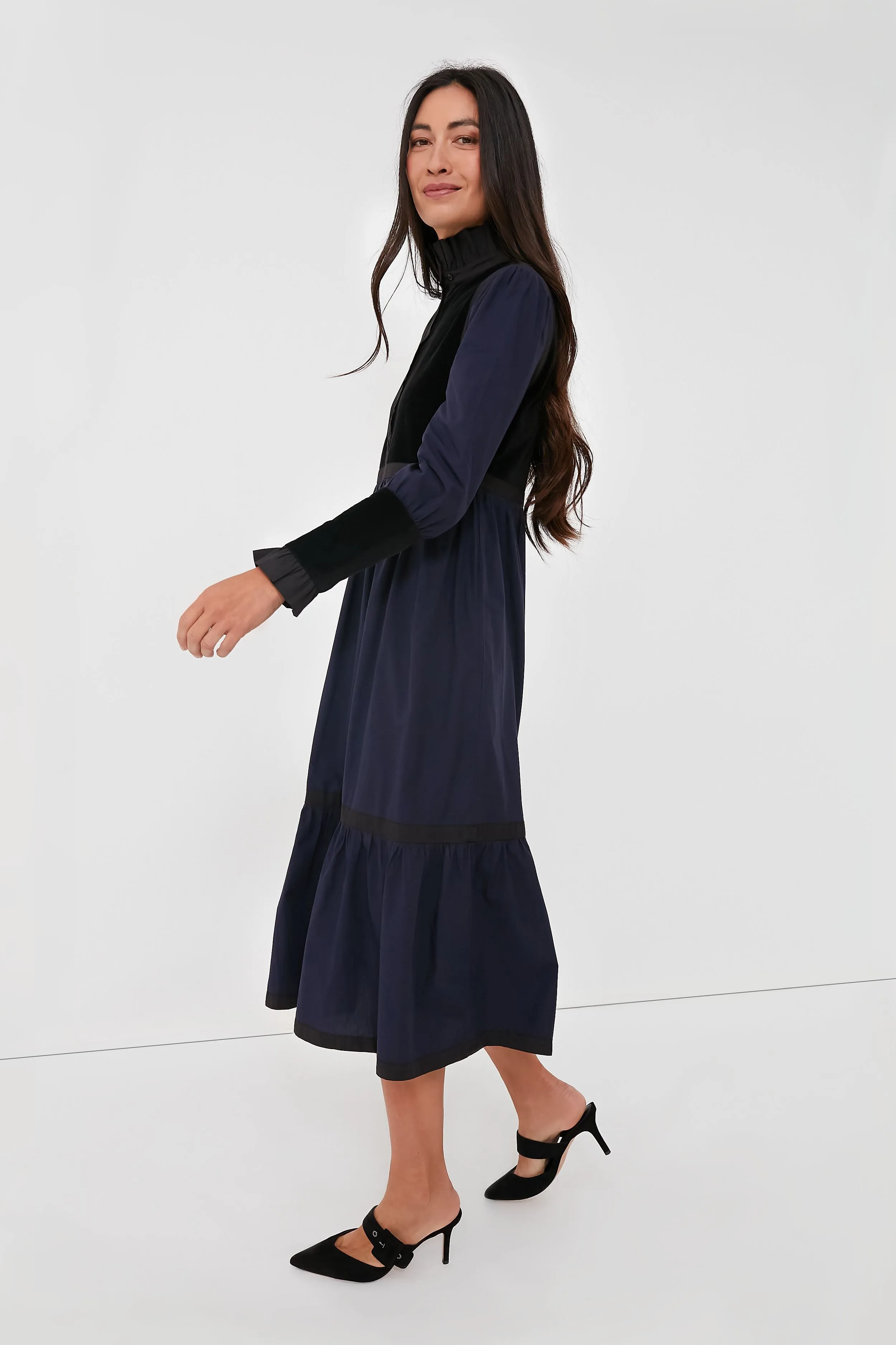 Navy Kavita Dress