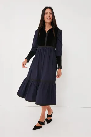 Navy Kavita Dress